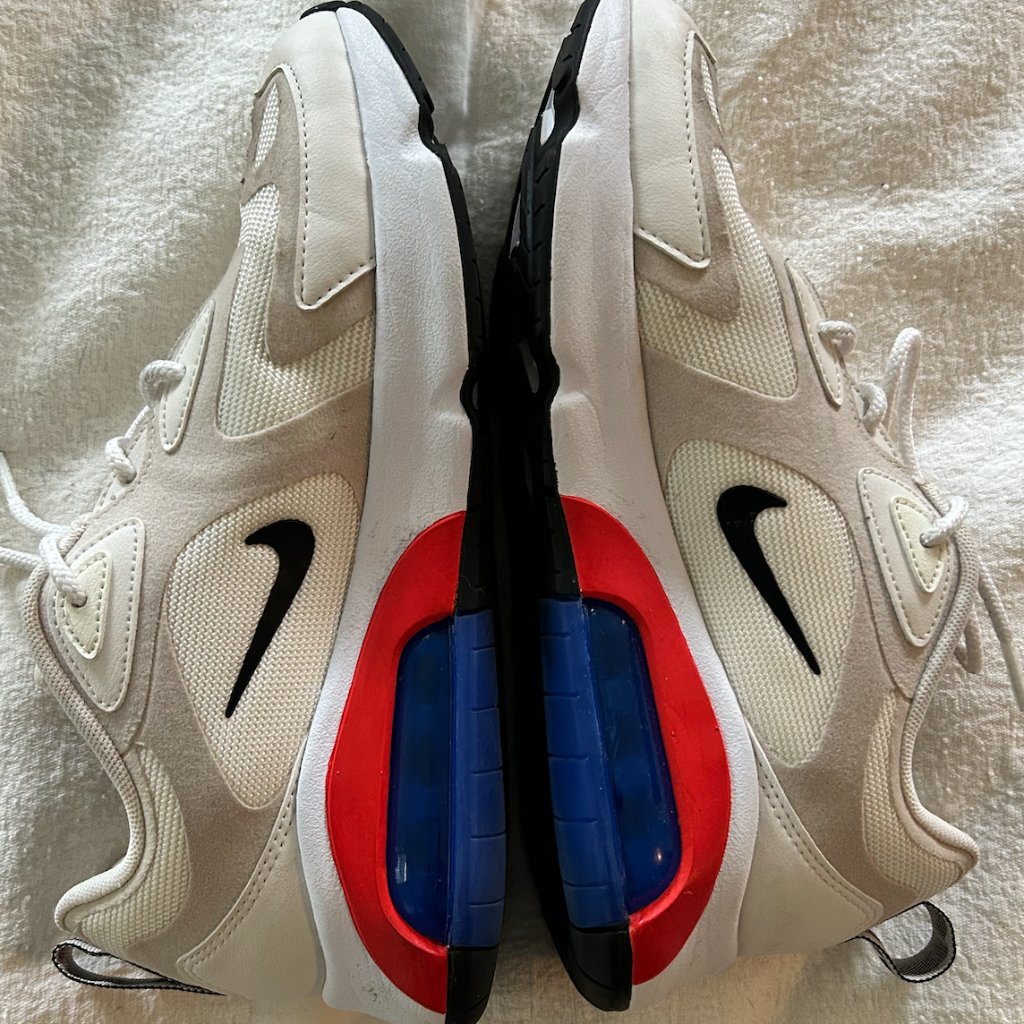 Nike Air Max 200 At6175-100 Desert Sand Black White Women's Shoes Size 8